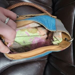 The Sak Crochet Leather Handbag